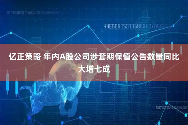 亿正策略 年内A股公司涉套期保值公告数量同比大增七成